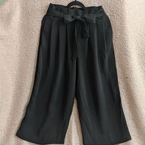 Cropped Paperbag Pants